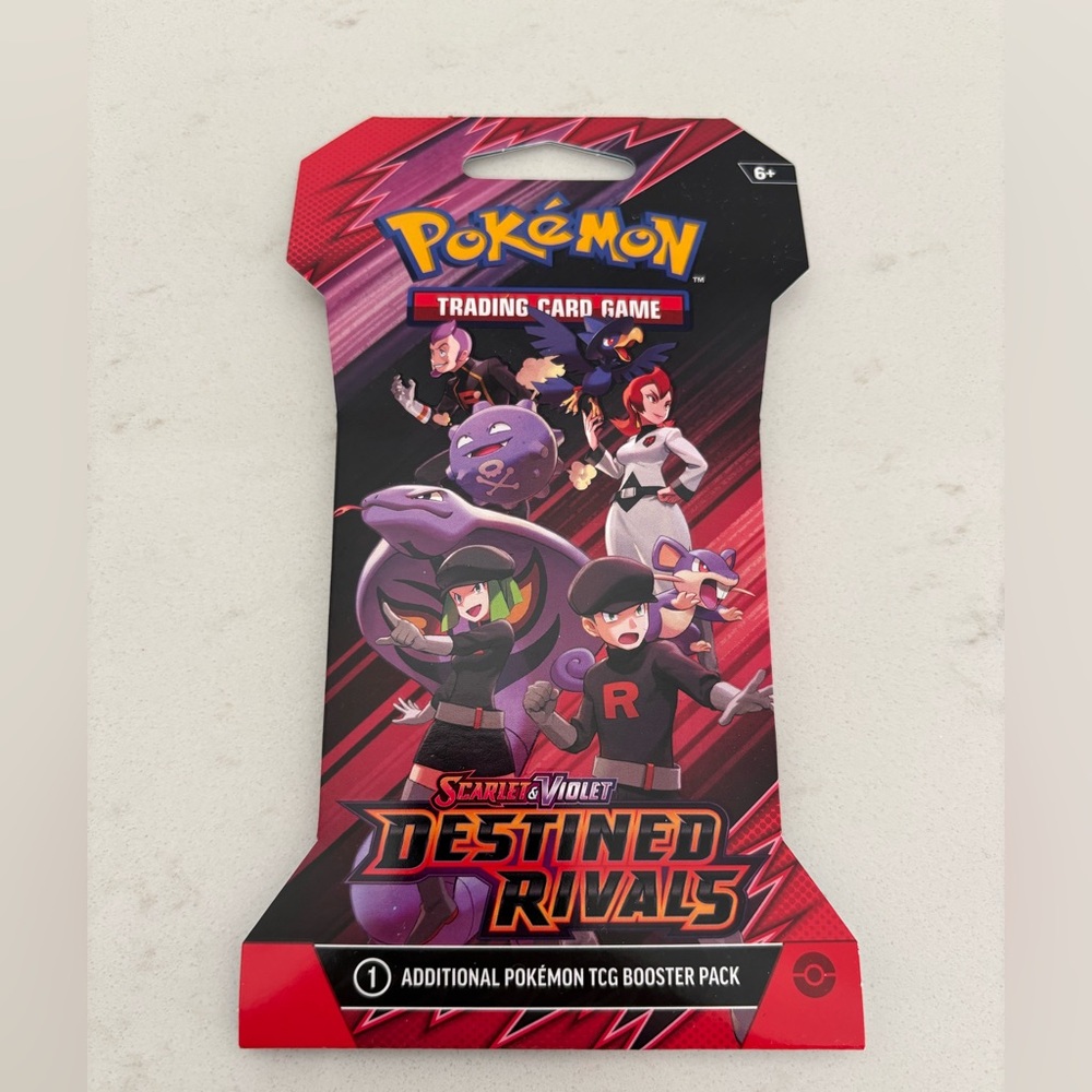Pokemon Scarlet & Violet Destined Rivals Booster Pack - Red and Black
